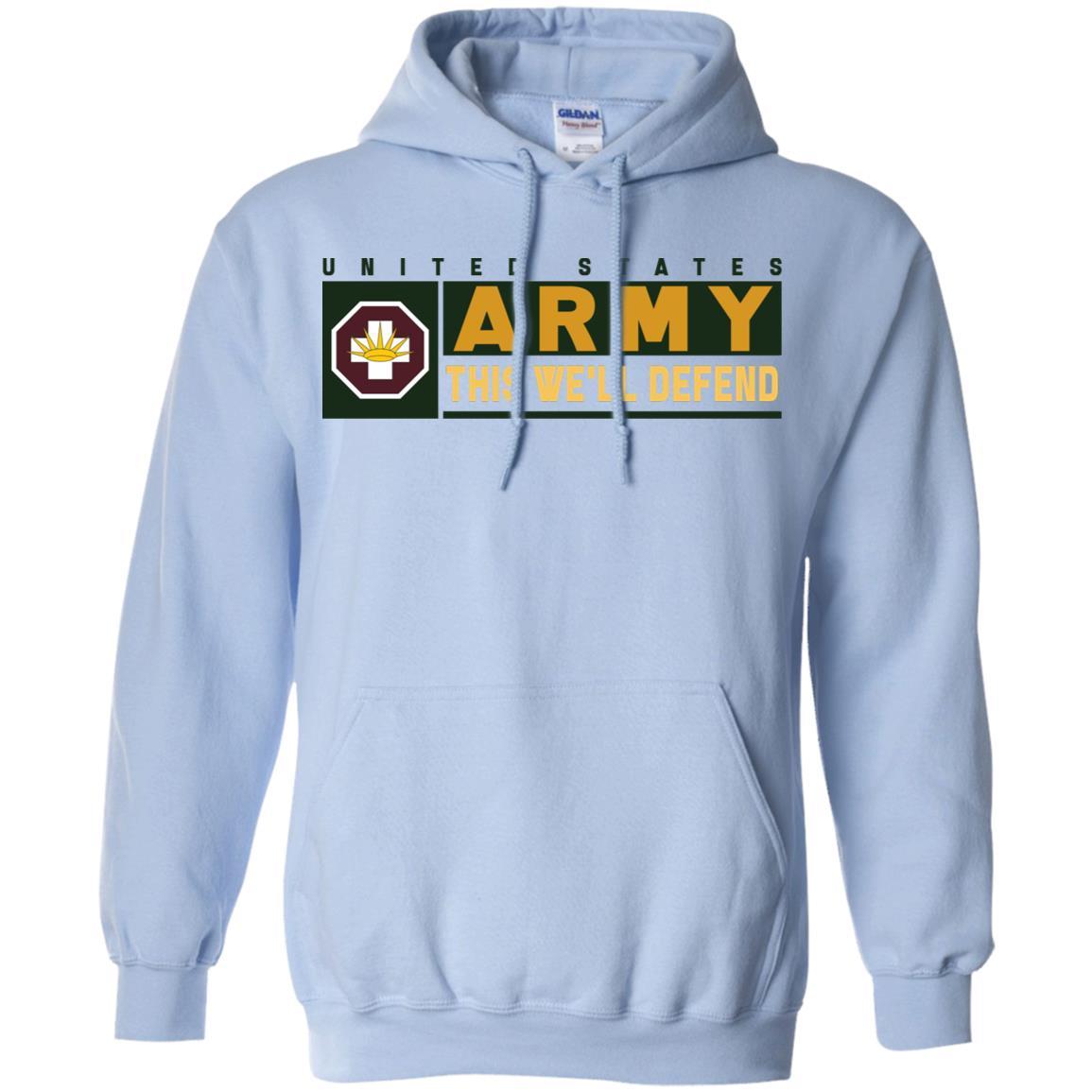 US Army 8TH MEDICAL BRIGADE- This We'll Defend T-Shirt On Front For Men-TShirt-Army-Veterans Nation