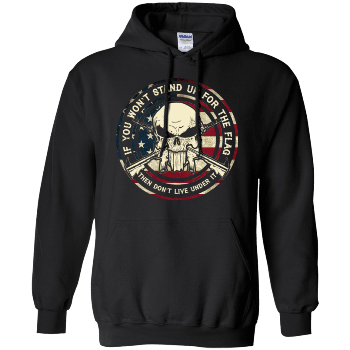 Military T-Shirt "SKULL VETERAN"-TShirt-General-Veterans Nation