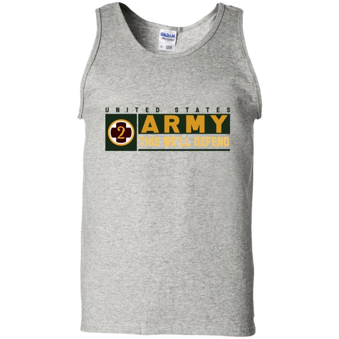 US Army 2ND MEDICAL BRIGADE- This We'll Defend T-Shirt On Front For Men-TShirt-Army-Veterans Nation