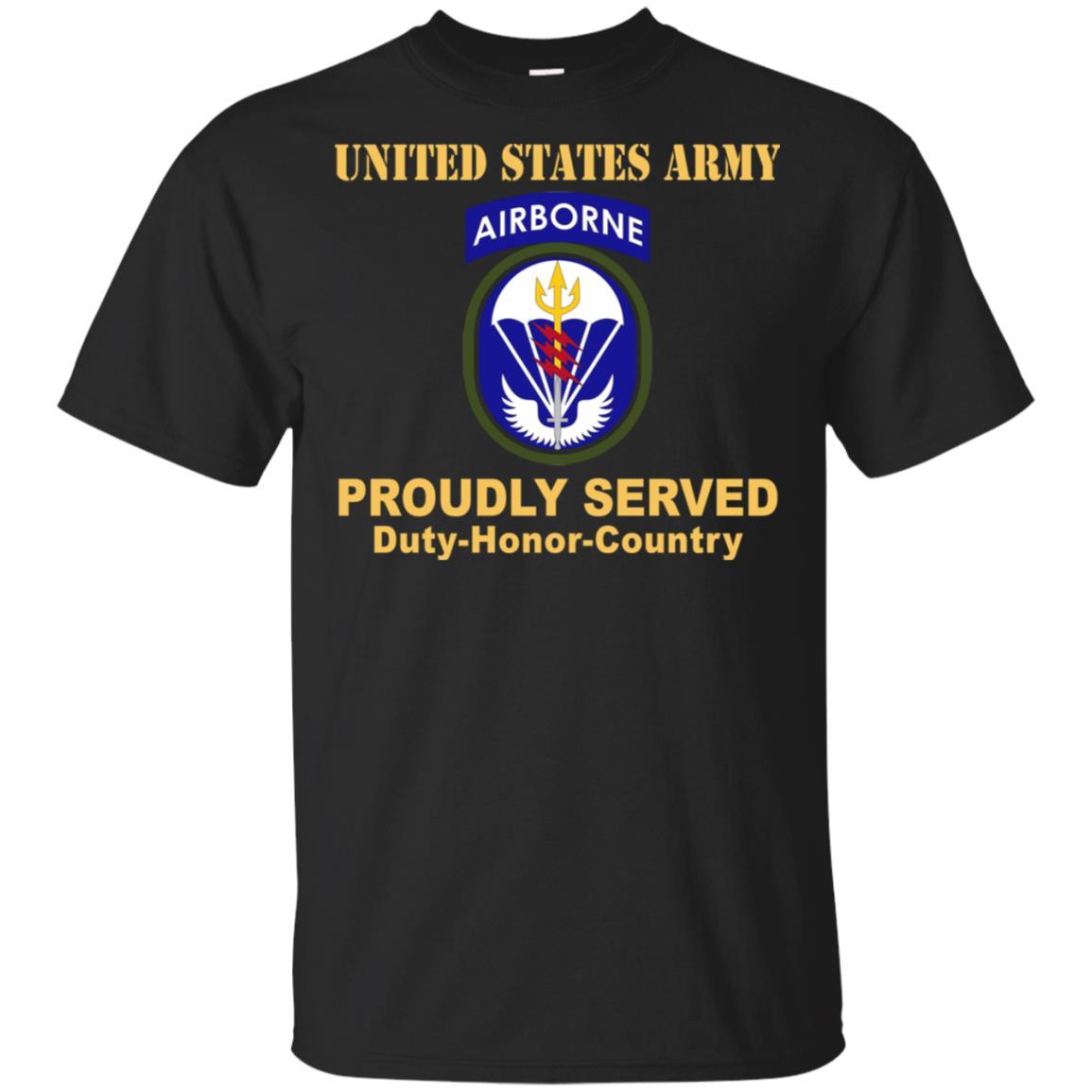 US ARMY SPECIAL OPERATIONS COMMAND SOUTH- Proudly Served T-Shirt On Front For Men-TShirt-Army-Veterans Nation