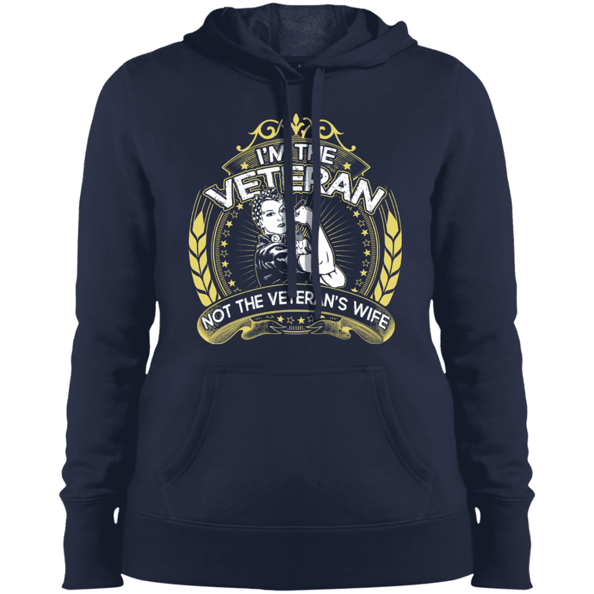 Military T-Shirt "I Am The Veteran And Not The Veteran's Wife"-TShirt-General-Veterans Nation