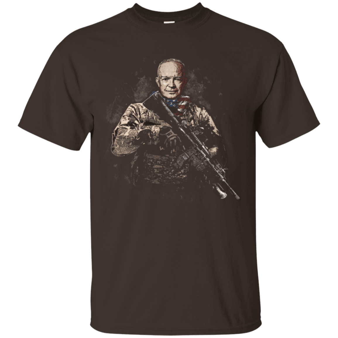 Military T-Shirt "Dwight Eisenhower Soldier Presidents"-TShirt-General-Veterans Nation