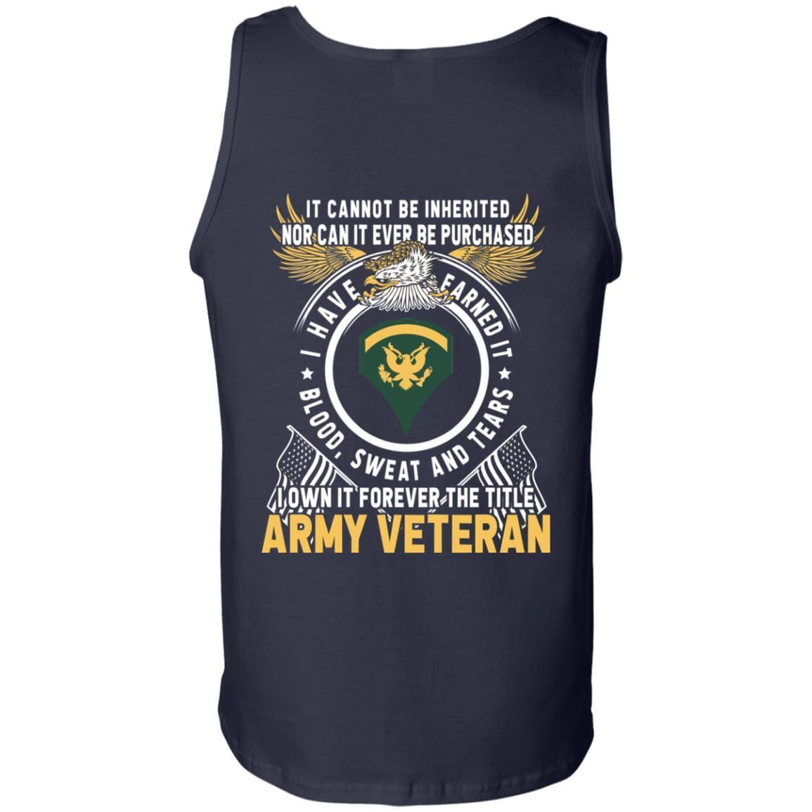 US Army E-5 SPC E5 Specialist Ranks T-Shirt For Men On Back-TShirt-Army-Veterans Nation