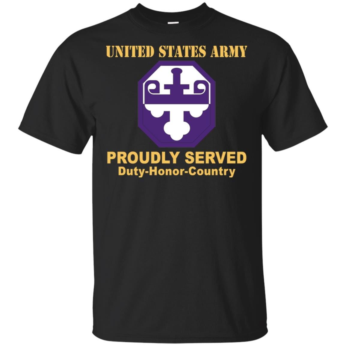 US ARMY 352 CIVIL AFFAIRS COMMAND- Proudly Served T-Shirt On Front For Men-TShirt-Army-Veterans Nation