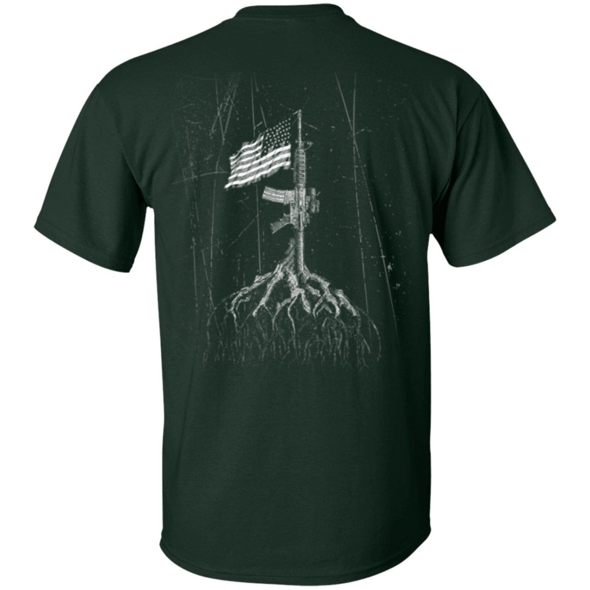 Military T-Shirt "My Root In Flag Veteran"-TShirt-General-Veterans Nation