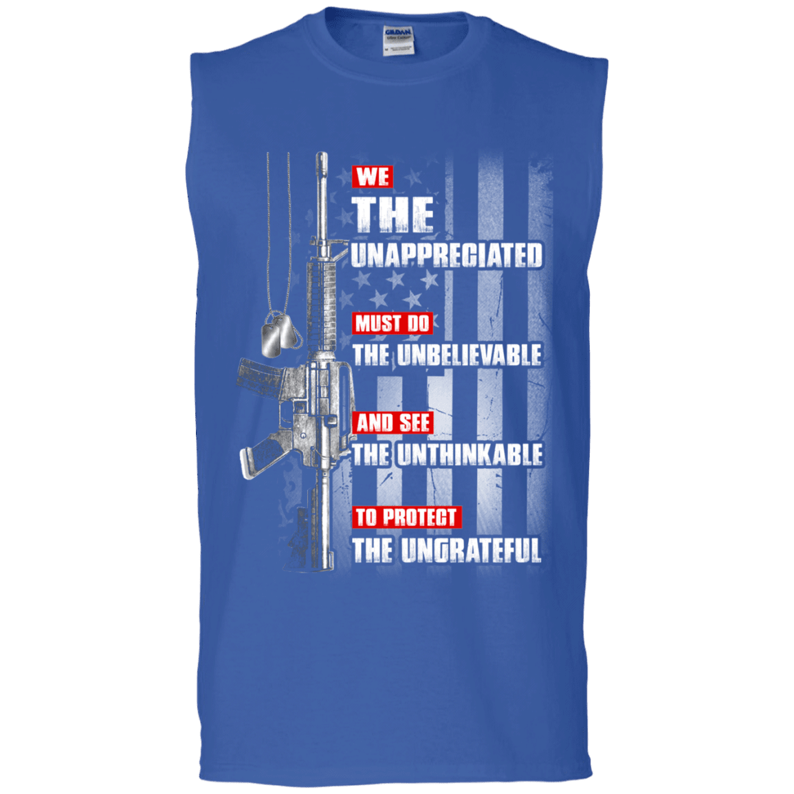 Military T-Shirt "The Unappreciated Unbelievable Unthinkable Ungrateful"-TShirt-General-Veterans Nation