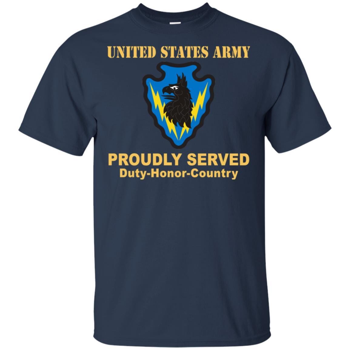 US ARMY 71ST EXPEDITIONARY MILITARY INTELLIGENCE BRIGADE - Proudly Served T-Shirt On Front For Men-TShirt-Army-Veterans Nation