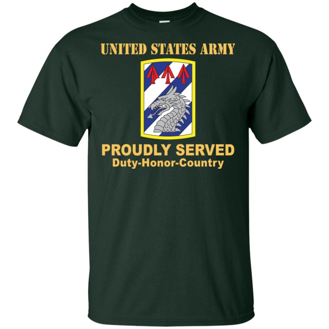 US ARMY 3RD SUSTAINMENT BRIGADE- Proudly Served T-Shirt On Front For Men-TShirt-Army-Veterans Nation