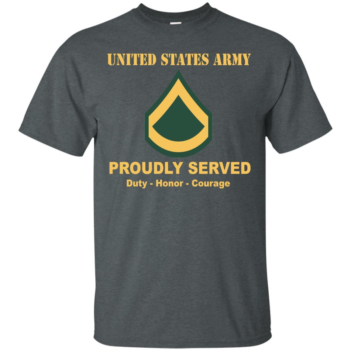 Army E-3 PFC E3 Private First Class Ranks Men Front Shirt US Army Rank-TShirt-Army-Veterans Nation