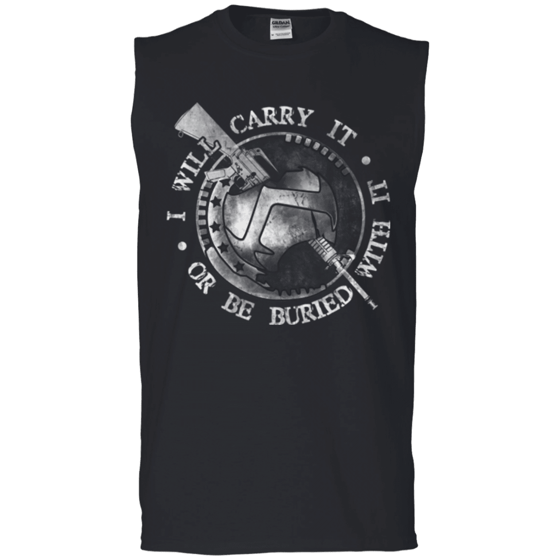 Military T-Shirt "I WILL CARRY IT OR BE BURIED WITH IT"-TShirt-General-Veterans Nation