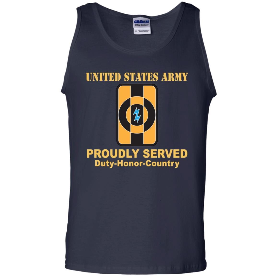 US ARMY 49TH QUARTERMASTER GROUP- Proudly Served T-Shirt On Front For Men-TShirt-Army-Veterans Nation