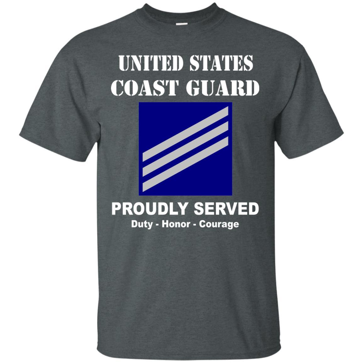 US Coast Guard E-3 Seaman E3 SN Seaman Men Front USCG T Shirt-TShirt-USCG-Veterans Nation