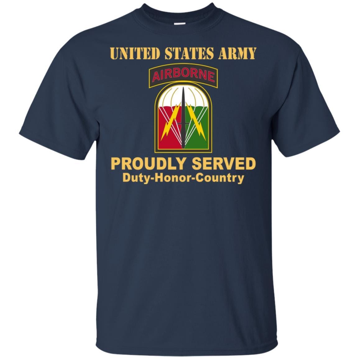 US ARMY 528 SUSTAINMENT BRIGADE- Proudly Served T-Shirt On Front For Men-TShirt-Army-Veterans Nation