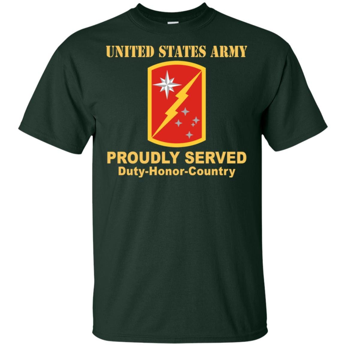 US ARMY 45TH SUSTAINMENT BRIGADE- Proudly Served T-Shirt On Front For Men-TShirt-Army-Veterans Nation