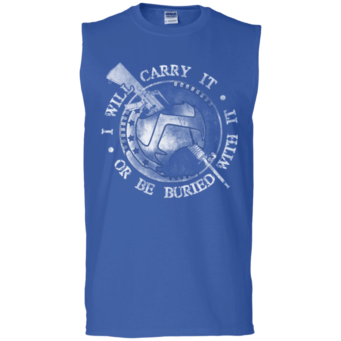 Military T-Shirt "I WILL CARRY IT OR BE BURIED WITH IT"-TShirt-General-Veterans Nation