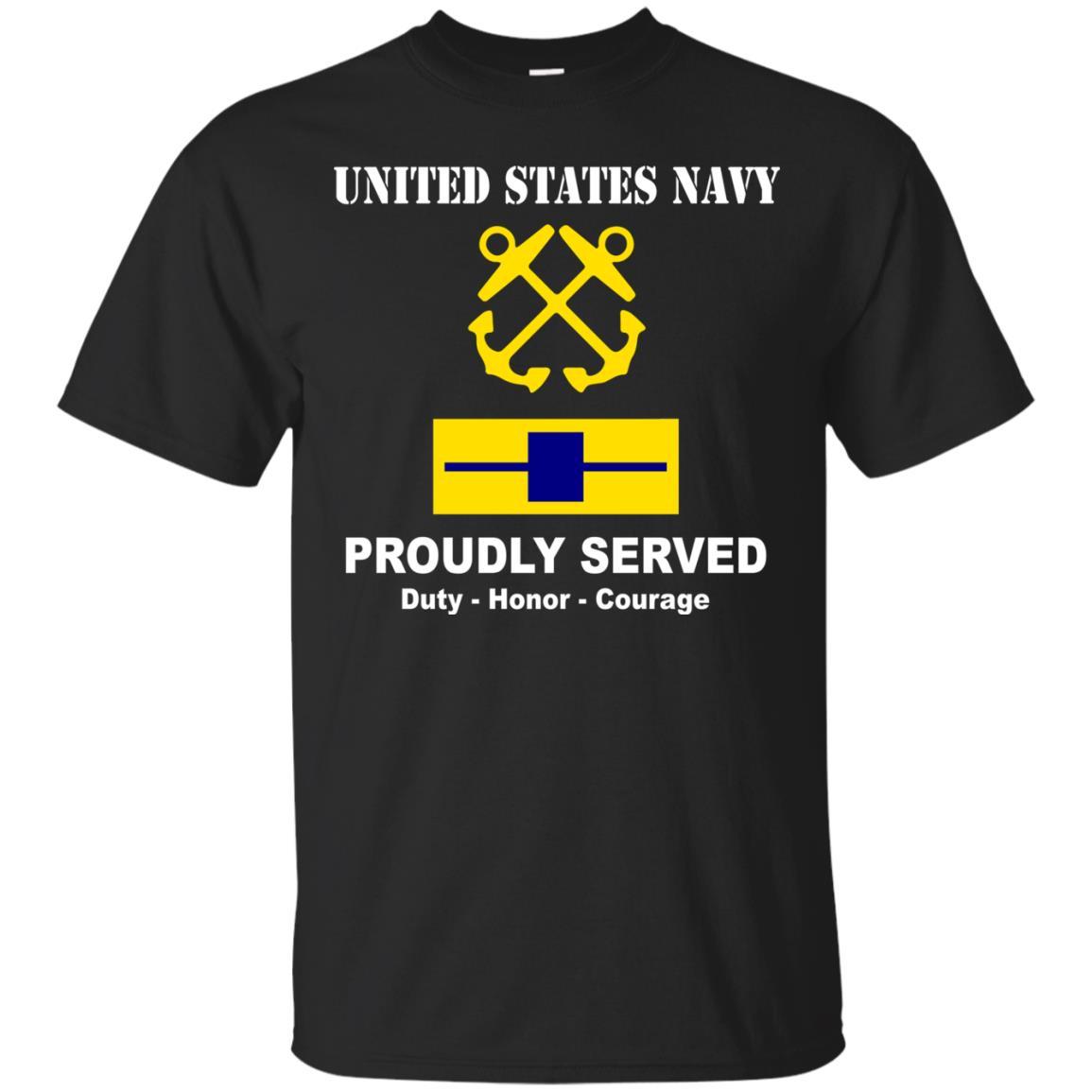 US Navy W-5 Chief Warrant Officer 5 W5 CW5 Warrant Officer Ranks T shirt Men Front T Shirt Navy-TShirt-Navy-Veterans Nation