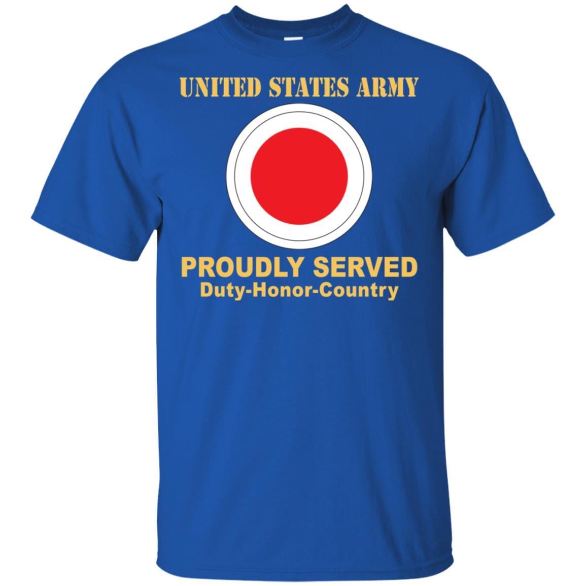 US ARMY 37TH INFANTRY BRIGADE COMBAT TEAM- Proudly Served T-Shirt On Front For Men-TShirt-Army-Veterans Nation