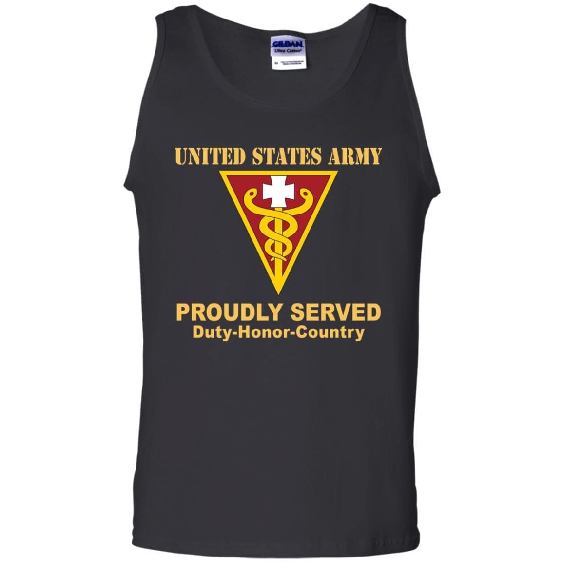 US ARMY 3RD MEDICAL COMMAND- Proudly Served T-Shirt On Front For Men-TShirt-Army-Veterans Nation