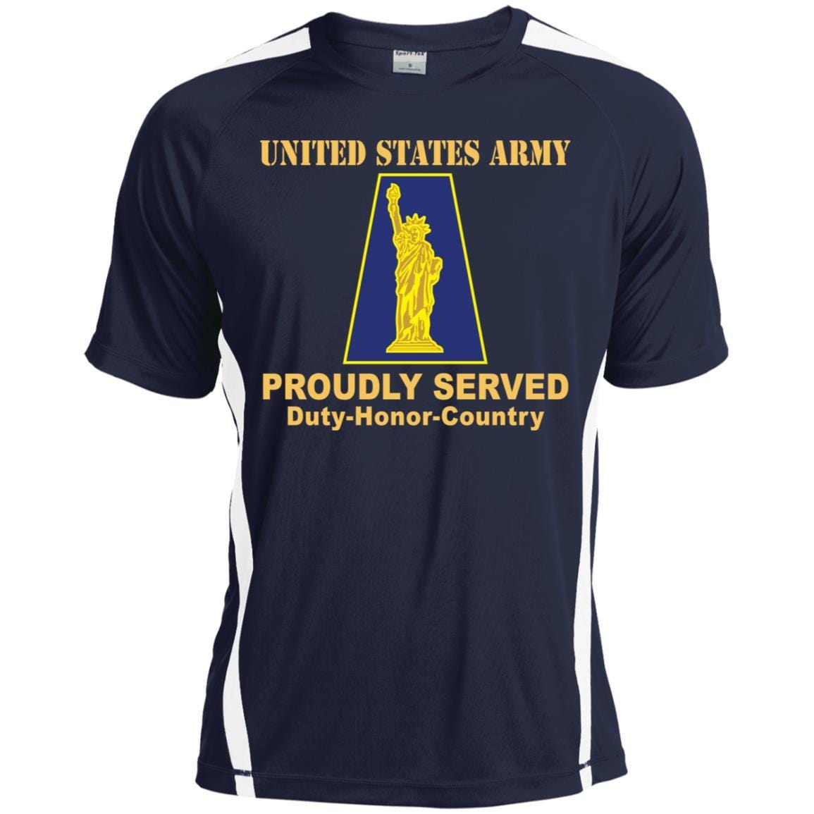 US ARMY 77TH SUSTAINMENT BRIGADE - Proudly Served T-Shirt On Front For Men-TShirt-Army-Veterans Nation