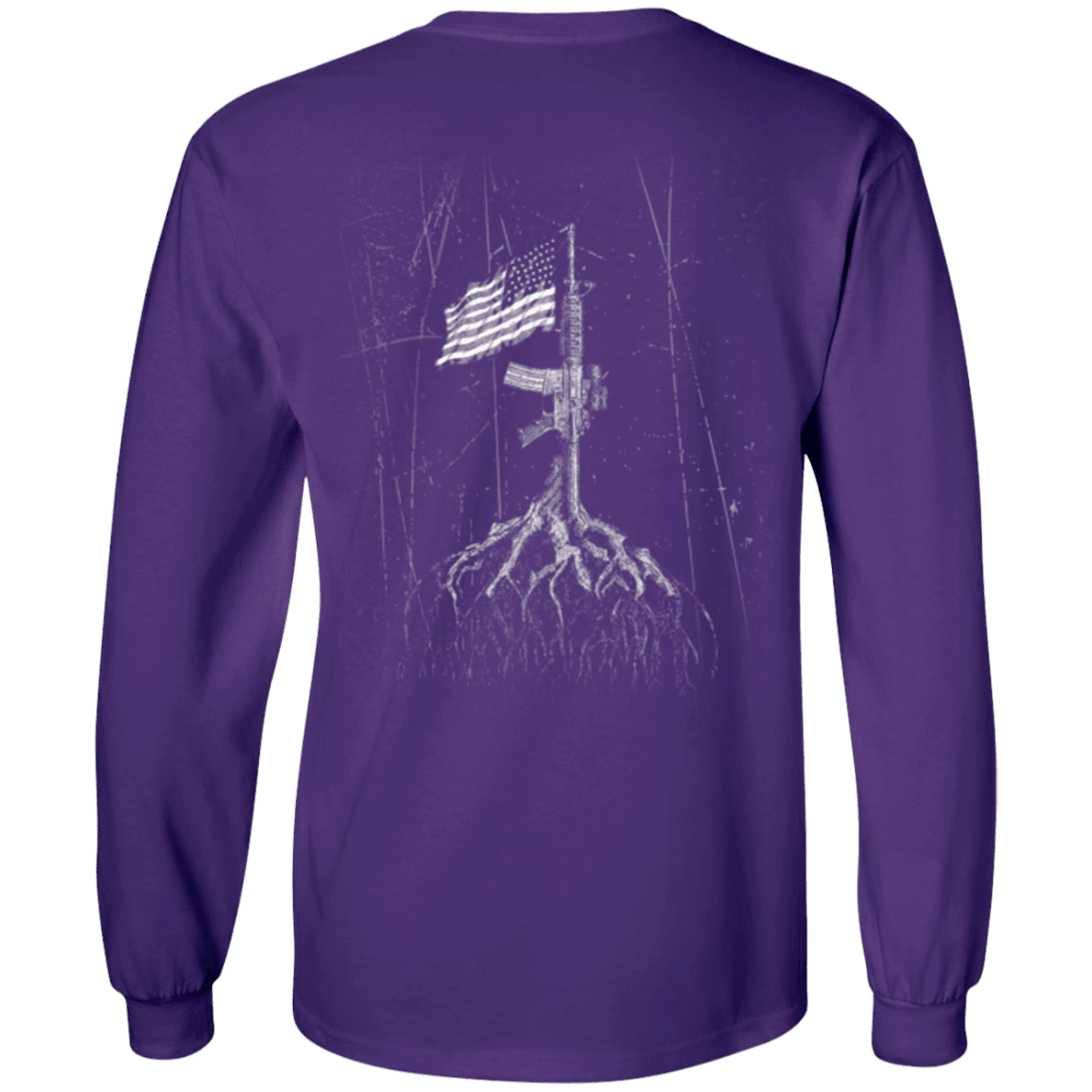 Military T-Shirt "My Root In Flag Veteran"-TShirt-General-Veterans Nation