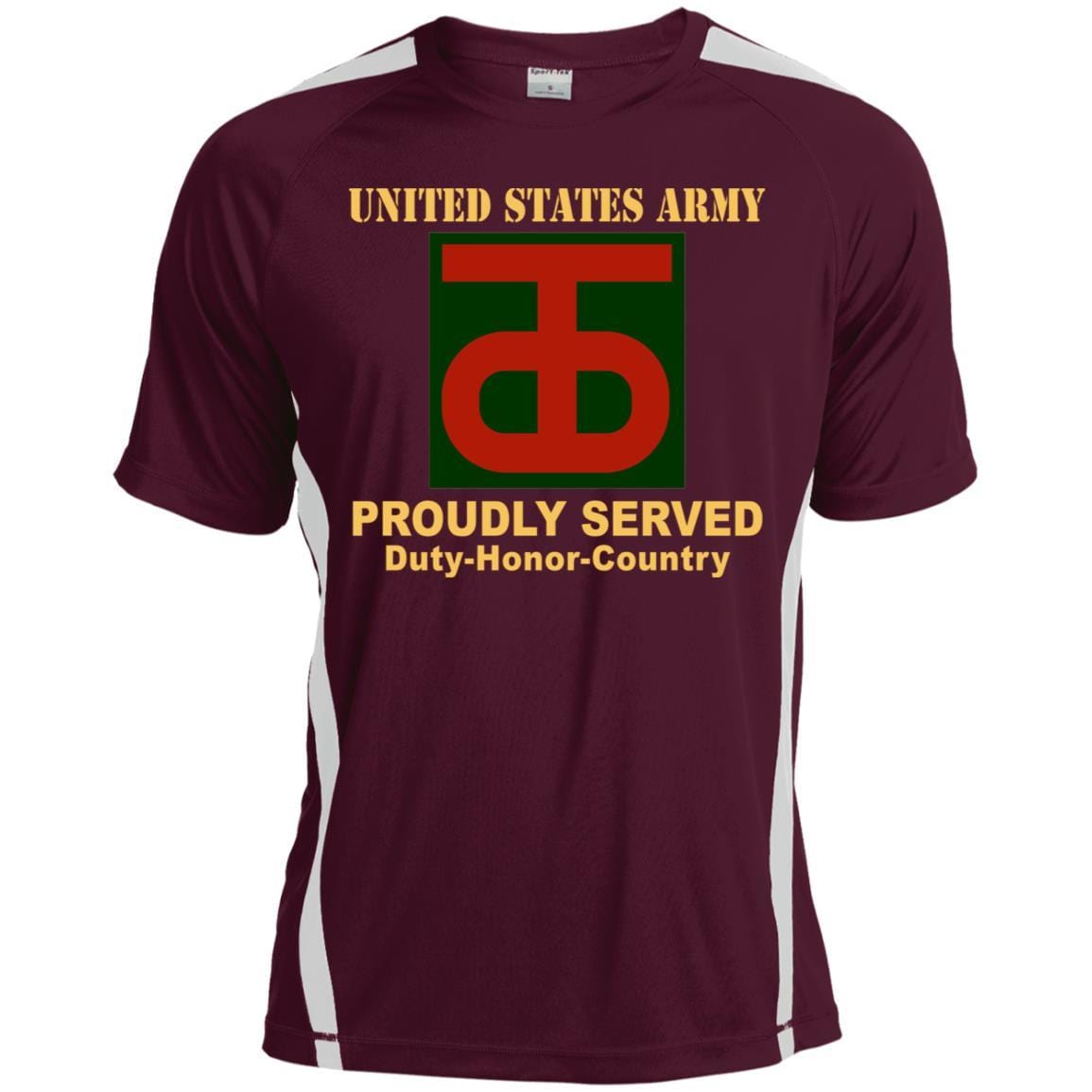 US ARMY 90 SUSTAINMENT BRIGADE - Proudly Served T-Shirt On Front For Men-TShirt-Army-Veterans Nation