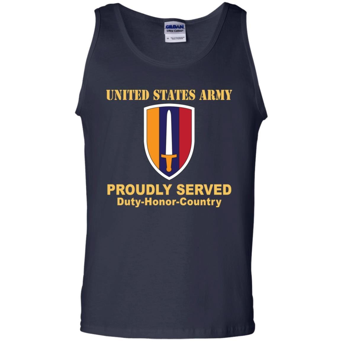 U.S. ARMY VIETNAM- Proudly Served T-Shirt On Front For Men-TShirt-Army-Veterans Nation