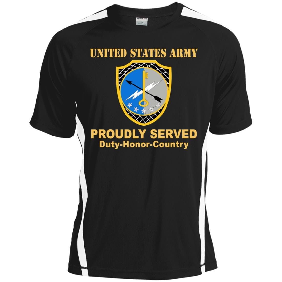 US ARMY 780TH MILITARY INTELLIGENCE BRIGADE- Proudly Served T-Shirt On Front For Men-TShirt-Army-Veterans Nation