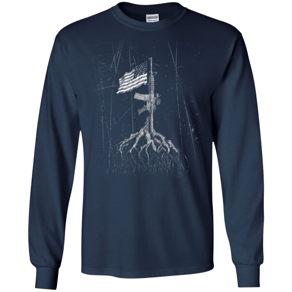 Military T-Shirt "MY ROOT IN FLAG VETERAN"-TShirt-General-Veterans Nation