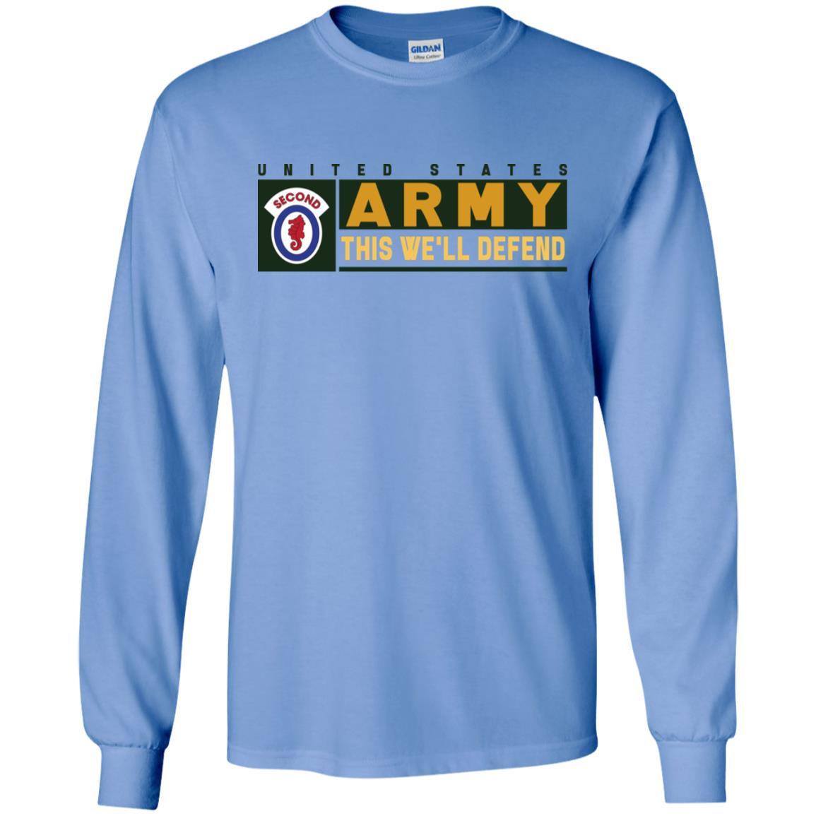 US Army 2ND ENGINEER BRIGADE- This We'll Defend T-Shirt On Front For Men-TShirt-Army-Veterans Nation