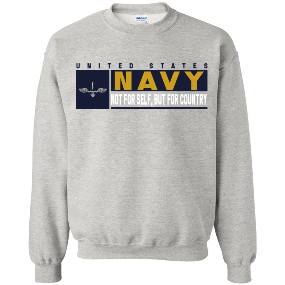 Navy Antisubmarine Warfare Technician Navy AX- Not for self Long Sleeve - Pullover Hoodie-TShirt-Navy-Veterans Nation