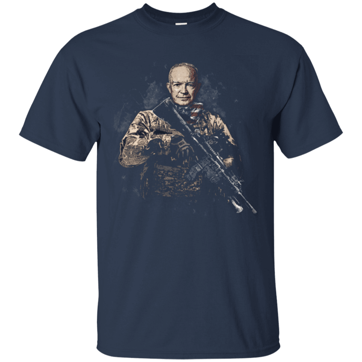 Military T-Shirt "Dwight Eisenhower Soldier Presidents"-TShirt-General-Veterans Nation