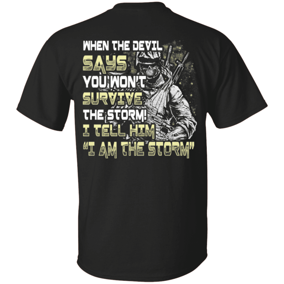 Military T-Shirt "Veteran - I Am The Storm"-TShirt-General-Veterans Nation