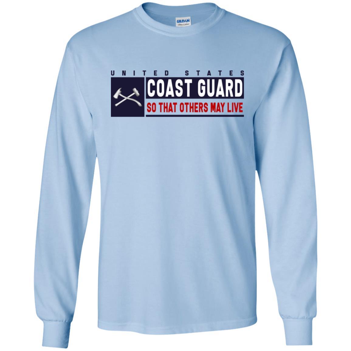 US Coast Guard Damage Controlman DC Logo- So that others may live Long Sleeve - Pullover Hoodie-TShirt-USCG-Veterans Nation