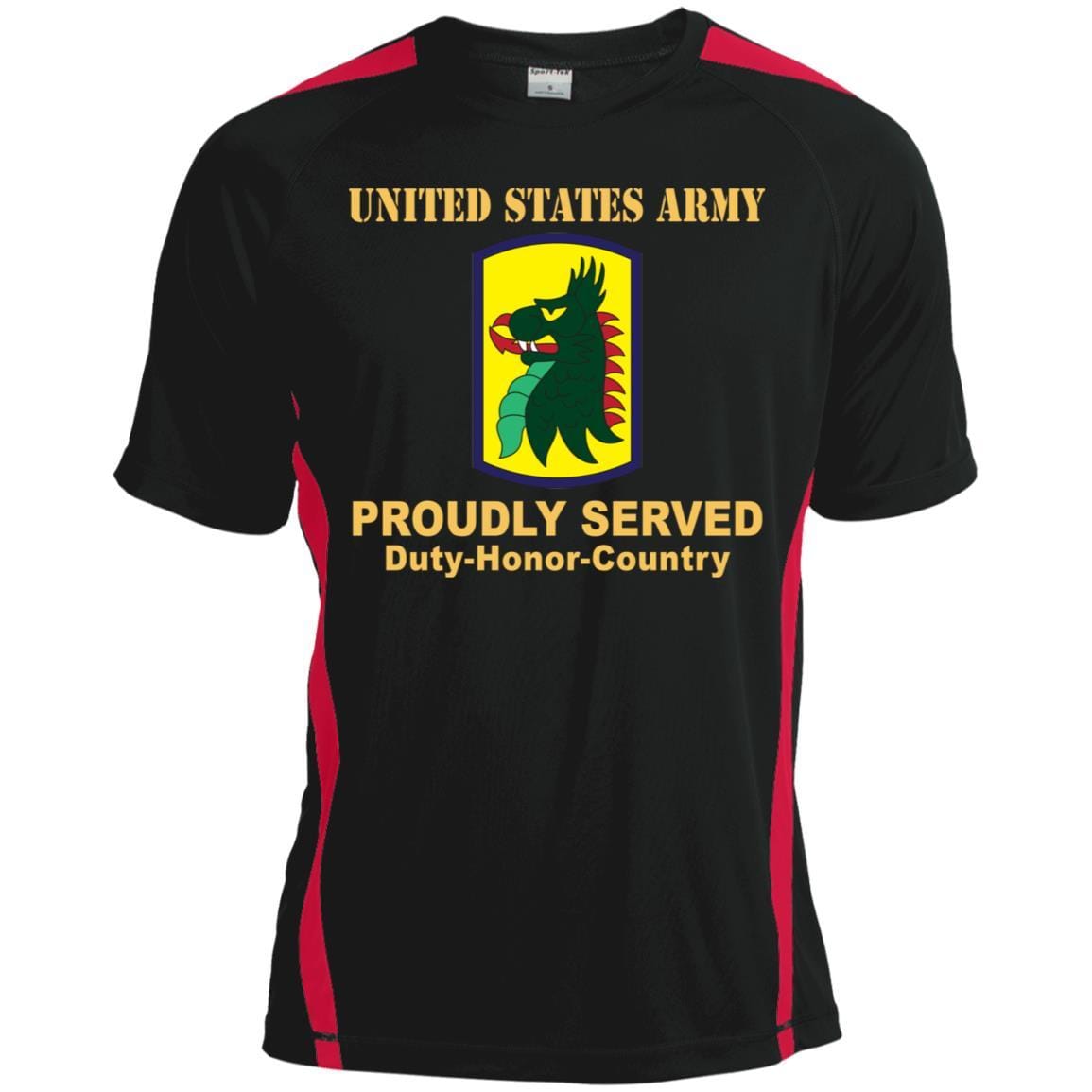 US ARMY 455TH CHEMICAL BRIGADE- Proudly Served T-Shirt On Front For Men-TShirt-Army-Veterans Nation
