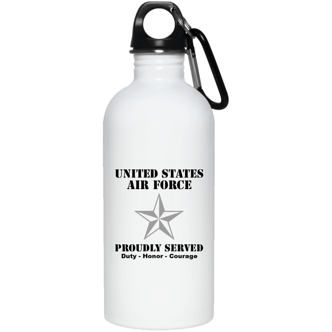 US Air Force O-7 Brigadier General Brig O7 General Officer Ranks White Coffee Mug - Stainless Travel Mug-Mug-USAF-Ranks-Veterans Nation