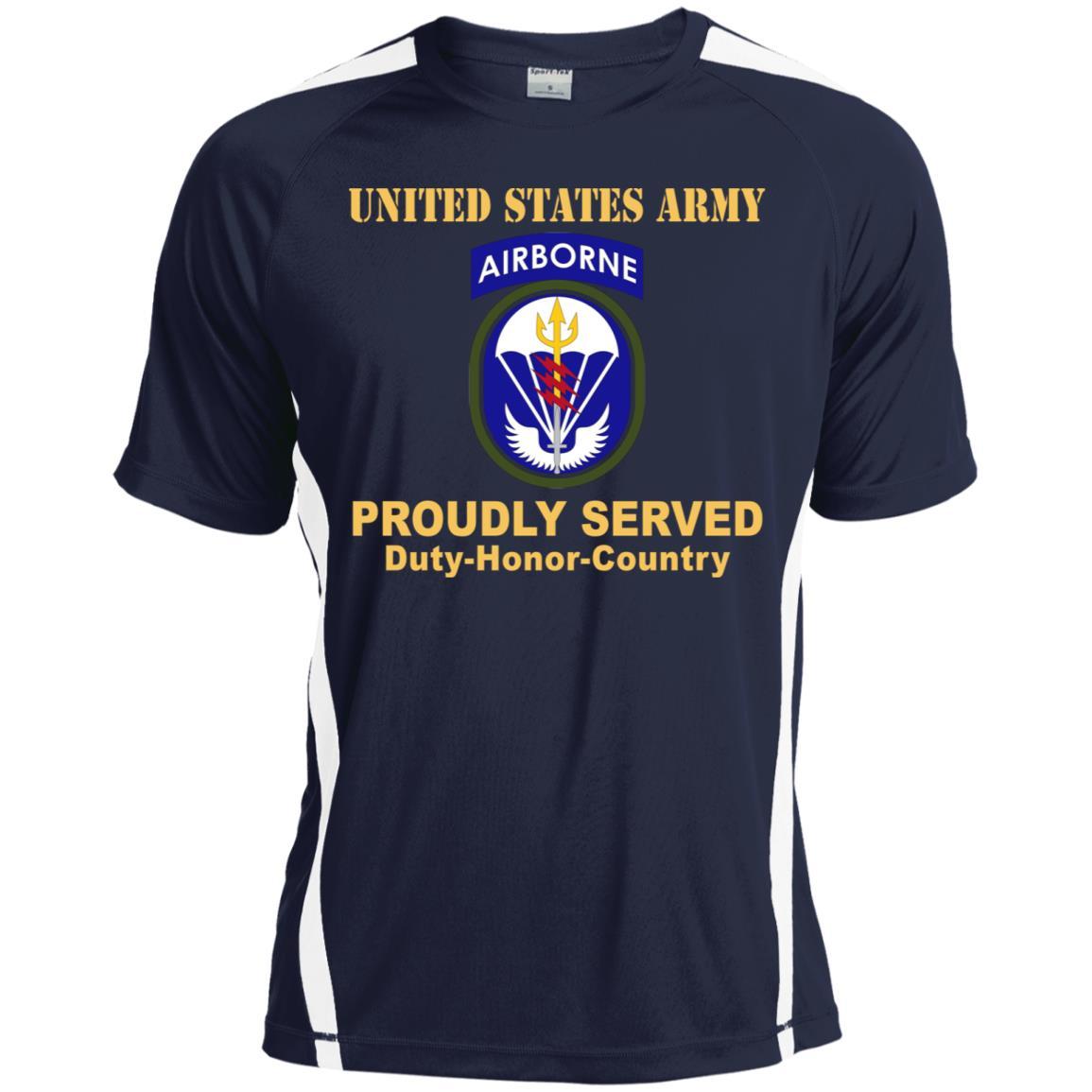 US ARMY SPECIAL OPERATIONS COMMAND SOUTH- Proudly Served T-Shirt On Front For Men-TShirt-Army-Veterans Nation
