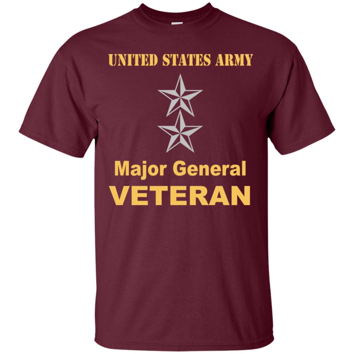 US Army O-8 Major General O8 MG General Officer Veteran Men T Shirt On Front-TShirt-Army-Veterans Nation