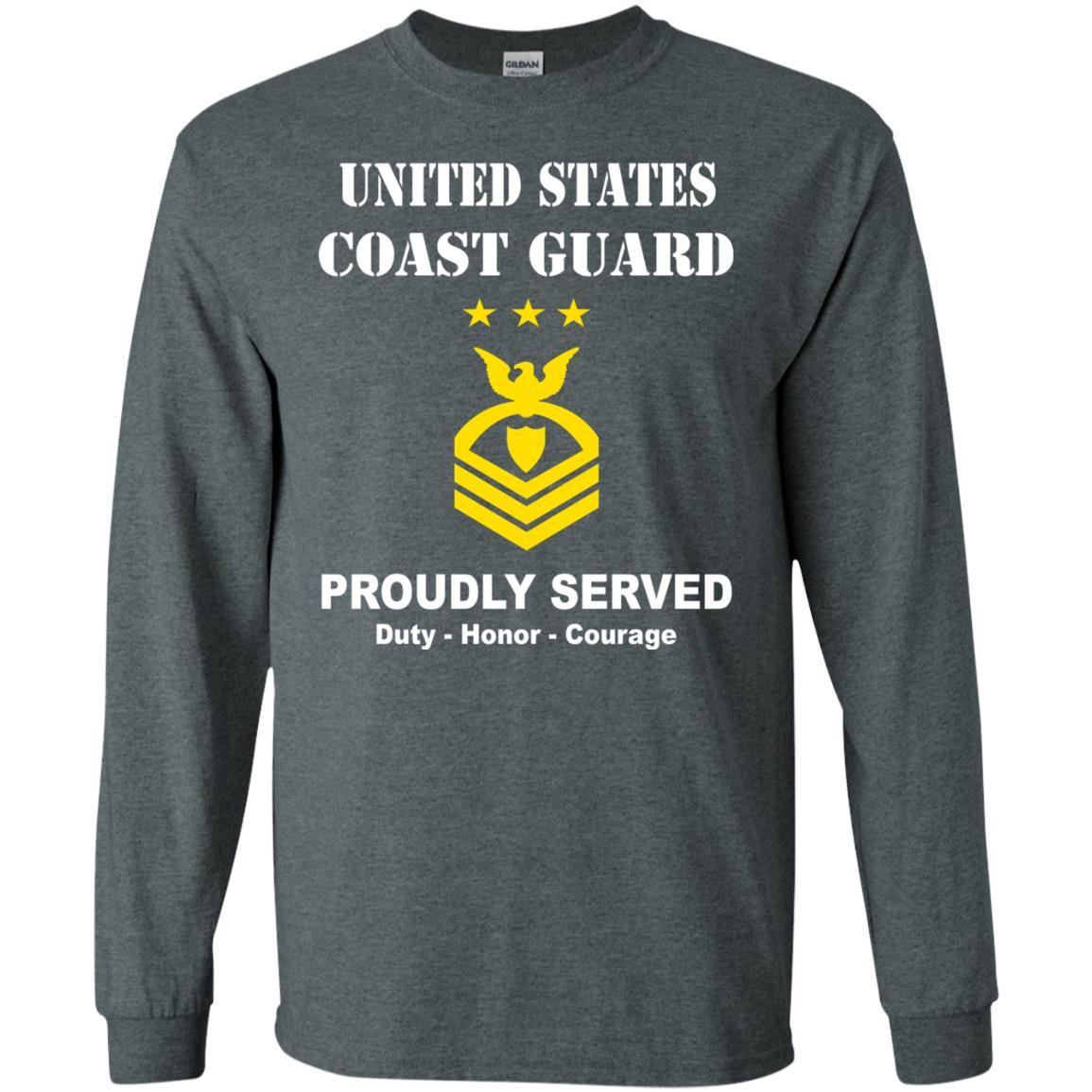 US Coast Guard E-9 Master Chief Petty Officer Of The Coast Guard E9 MCPOC Chief Petty Officer (Special) Men Front USCG T Shirt-TShirt-USCG-Veterans Nation