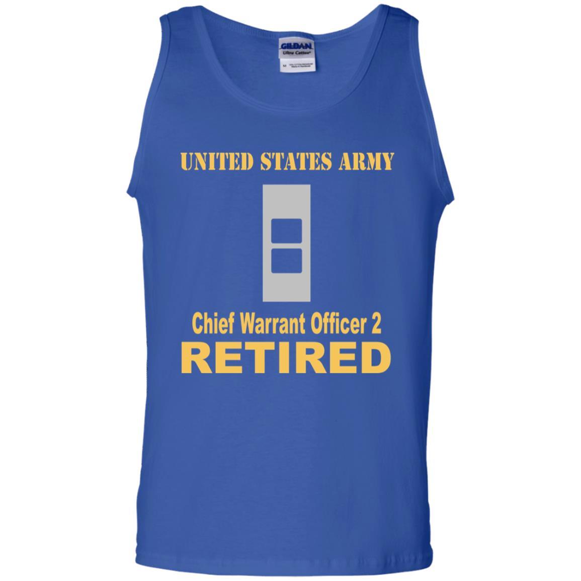 US Army W-2 Chief Warrant Officer 2 W2 CW2 Warrant Officer Retired Men T Shirt On Front-TShirt-Army-Veterans Nation