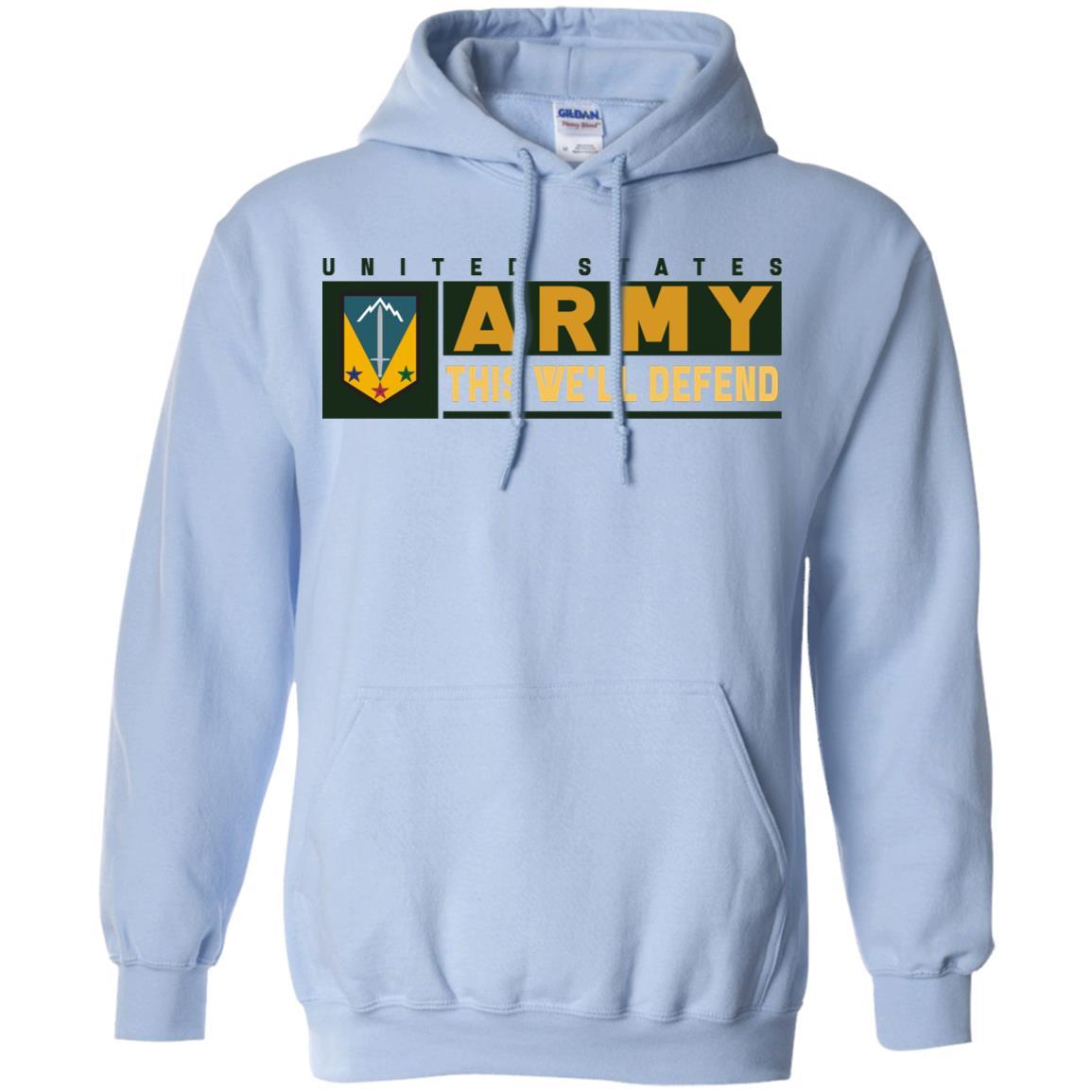 US Army 3RD MANEUVER ENHANCEMENT BRIGADE- This We'll Defend T-Shirt On Front For Men-TShirt-Army-Veterans Nation