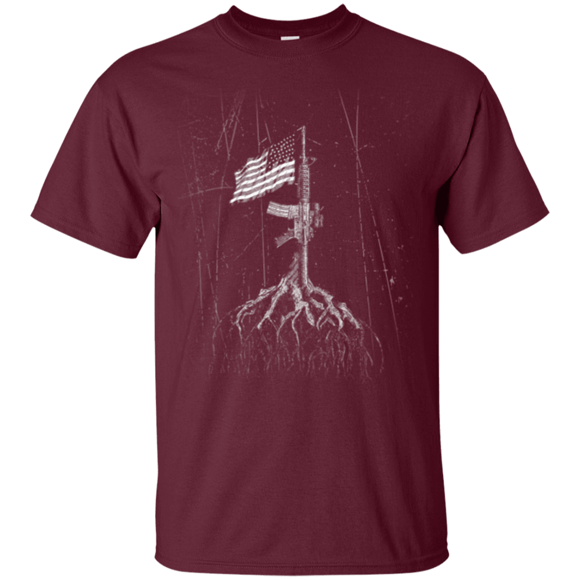 Military T-Shirt "MY ROOT IN FLAG VETERAN"-TShirt-General-Veterans Nation