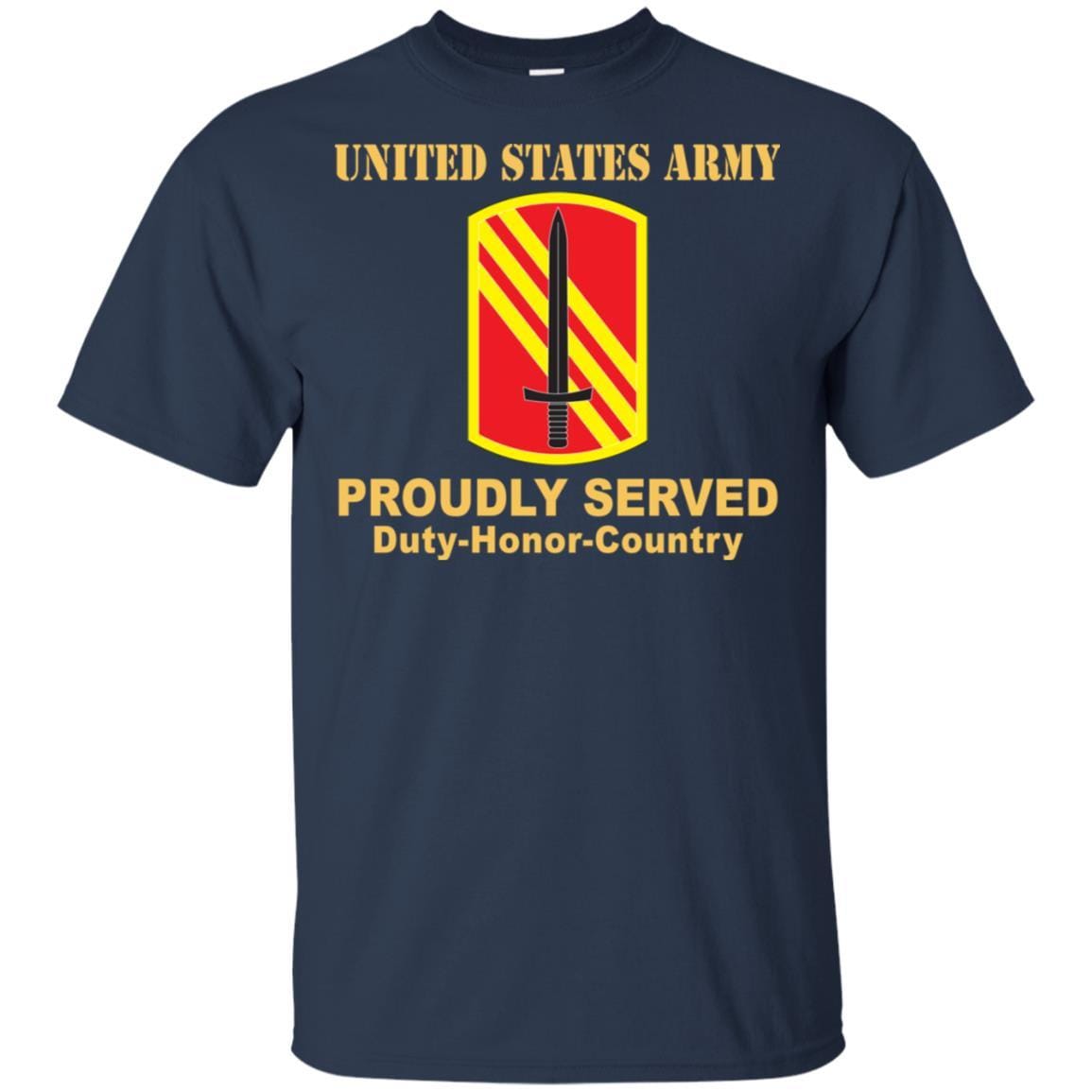 US ARMY 113 SUSTAINMENT BRIGADE- Proudly Served T-Shirt On Front For Men-TShirt-Army-Veterans Nation