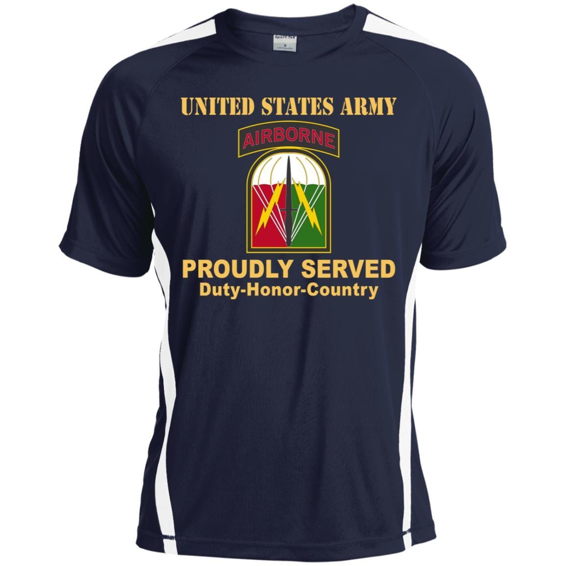 US ARMY 528 SUSTAINMENT BRIGADE- Proudly Served T-Shirt On Front For Men-TShirt-Army-Veterans Nation