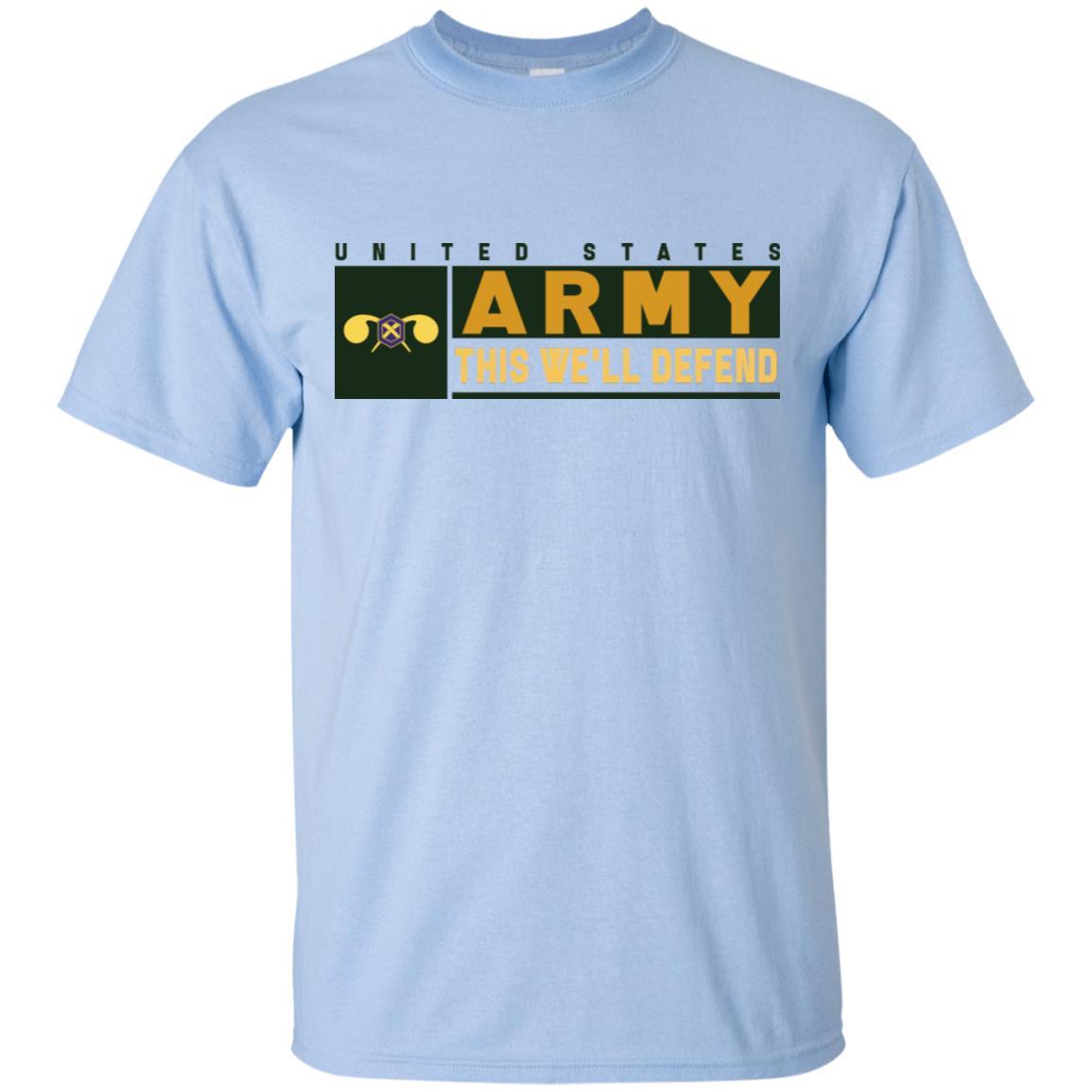 U.S Army Chemical Corps- This We'll Defend T-Shirt On Front For Men-TShirt-Army-Veterans Nation