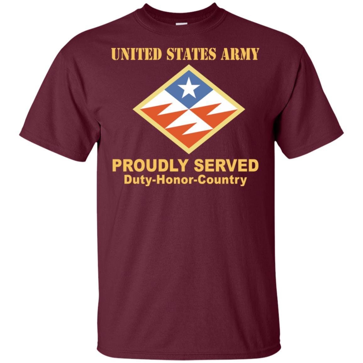 US ARMY 261 SIGNAL BRIGADE - Proudly Served T-Shirt On Front For Men-TShirt-Army-Veterans Nation