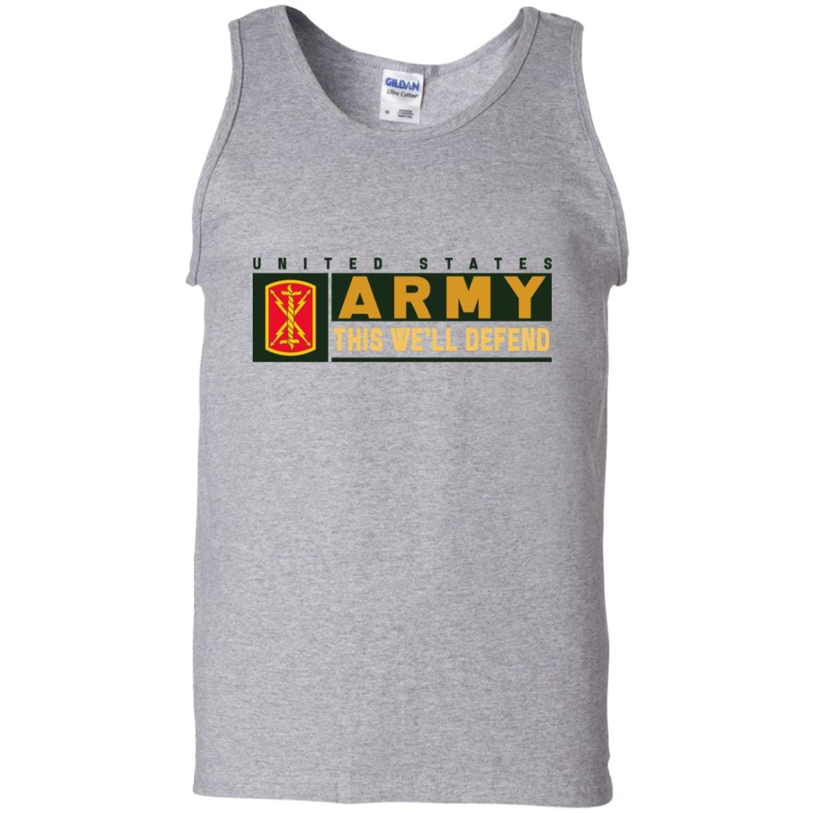 US Army 17TH FIRST ARTILLERY BRIGADE- This We'll Defend T-Shirt On Front For Men-TShirt-Army-Veterans Nation