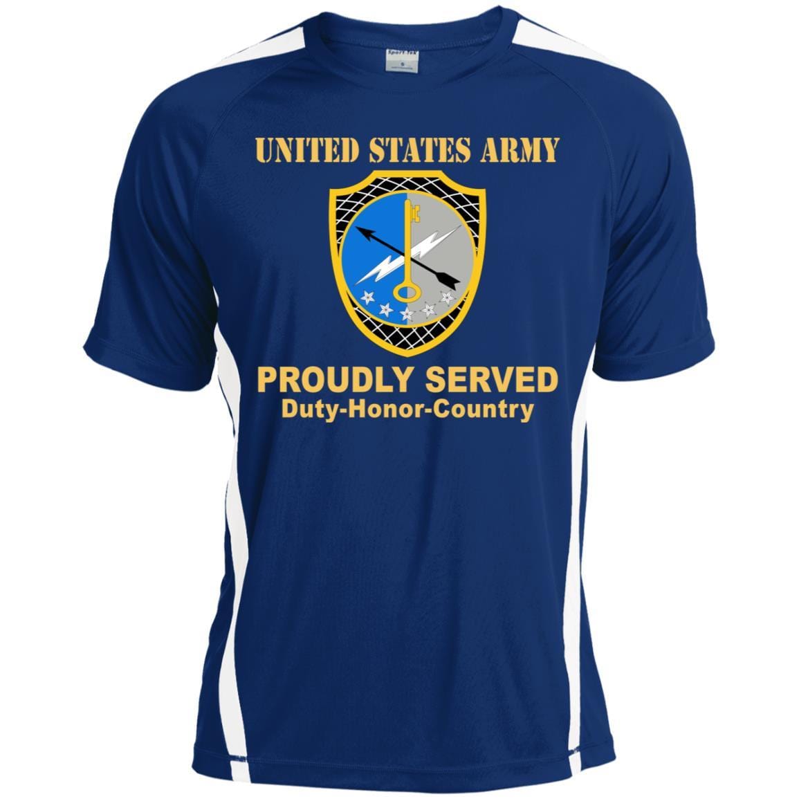 US ARMY 780TH MILITARY INTELLIGENCE BRIGADE- Proudly Served T-Shirt On Front For Men-TShirt-Army-Veterans Nation