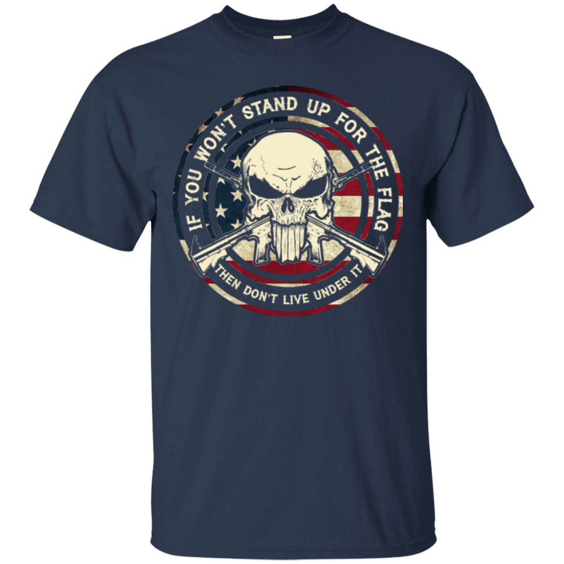 Military T-Shirt "SKULL VETERAN"-TShirt-General-Veterans Nation