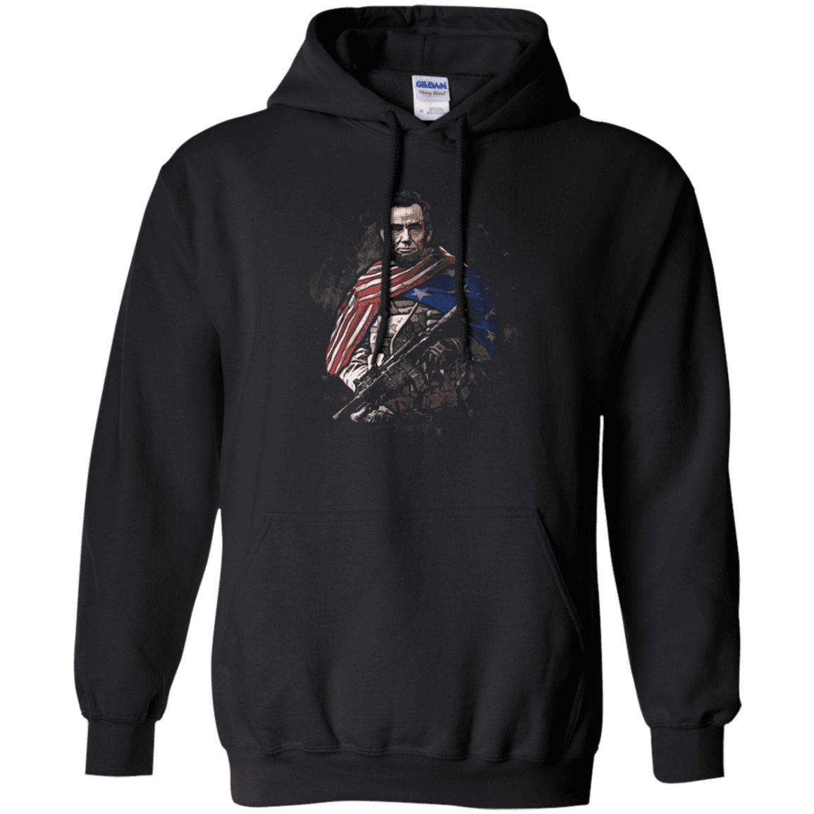 Military T-Shirt "Independent Day - Abraham Lincoln Soldier Presidents"-TShirt-General-Veterans Nation