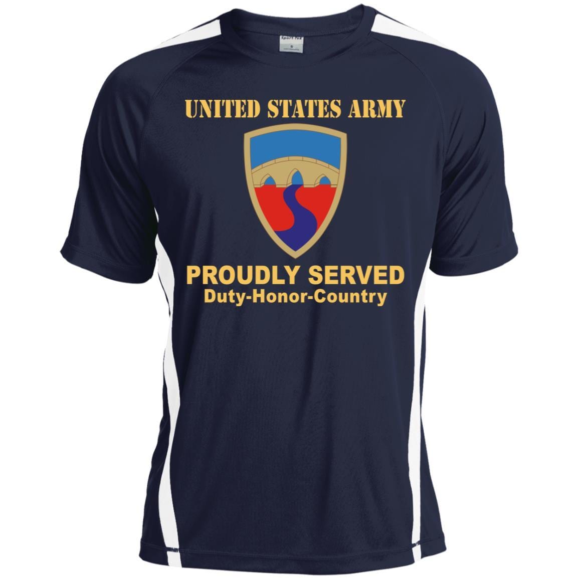 US ARMY 304TH SUSTAINMENT BRIGADE- Proudly Served T-Shirt On Front For Men-TShirt-Army-Veterans Nation